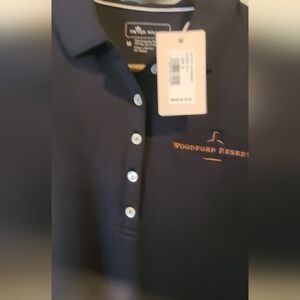 NWT Peter Millar Woman Size M black  Woodford Reserve